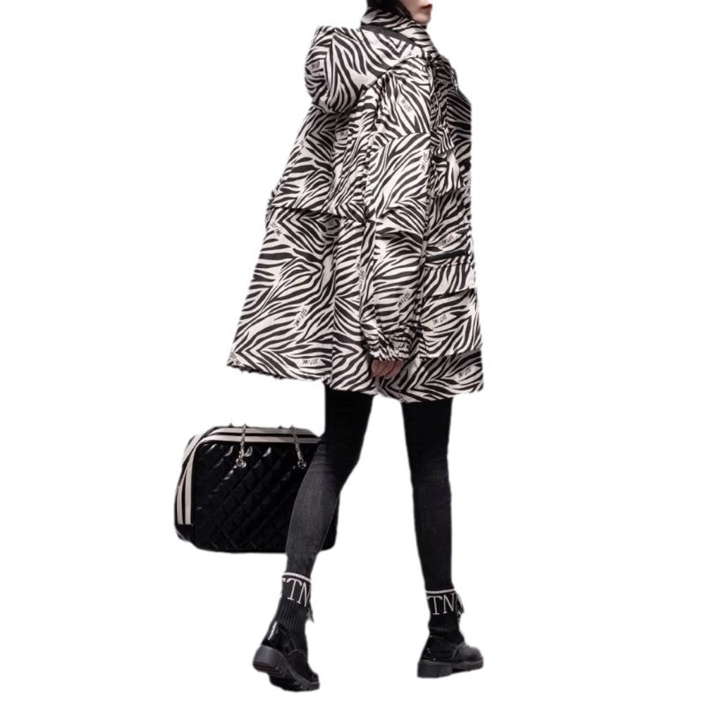 Zebra Parka Coat